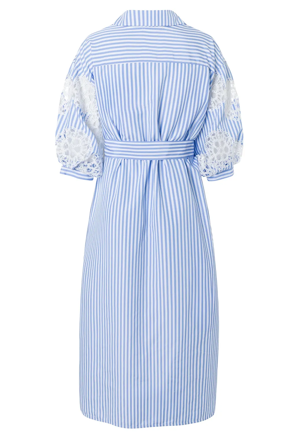 Ana Alcazar Dazra abito camicia midi a righe