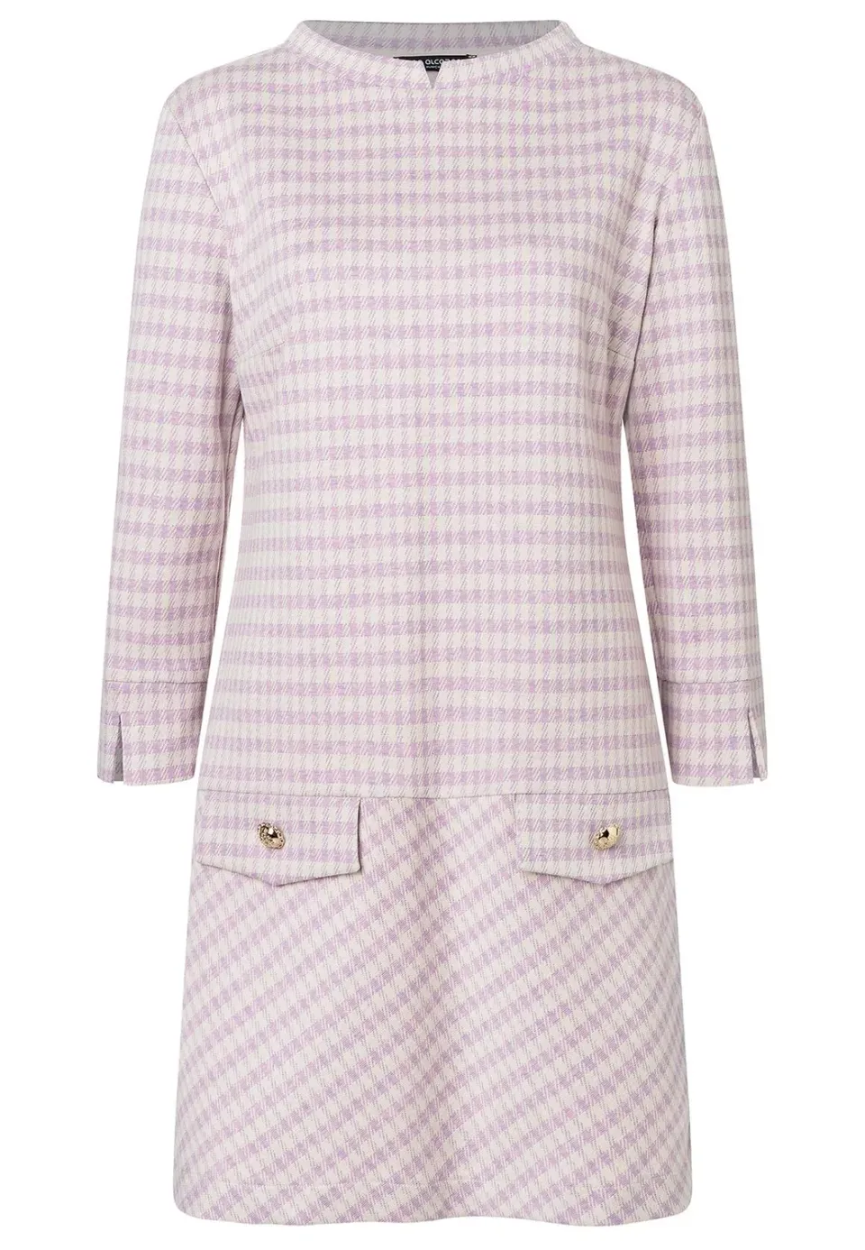 Ana Alcazar Sobany abito mini sixties pied-de-poule