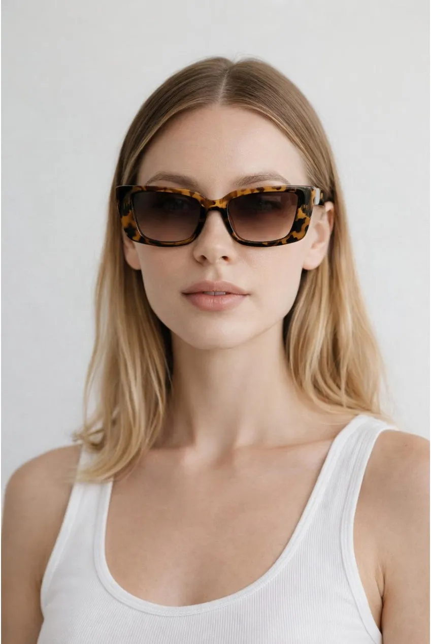 SVNX Cateye occhiali sole leopardati protezione UV