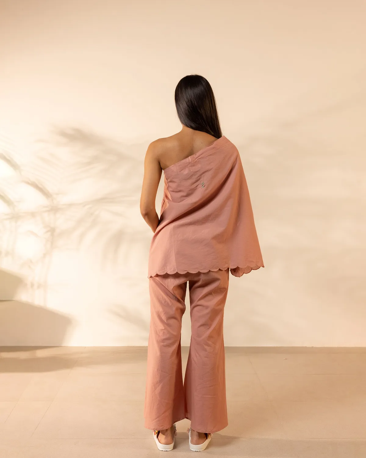 Our Dve Coral Kiss completo donna cotone rosa cipria