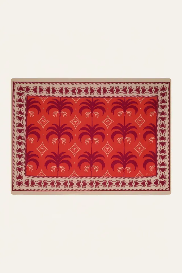 Johanna Ortiz Dance Of pareo cotone rosso taglia unica