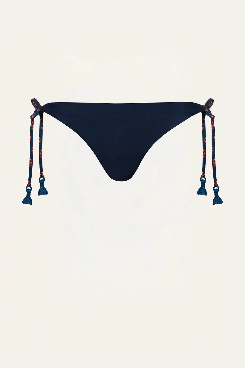 Johanna Ortiz Sagrado Slip Bikini Blu Lacci Nappine