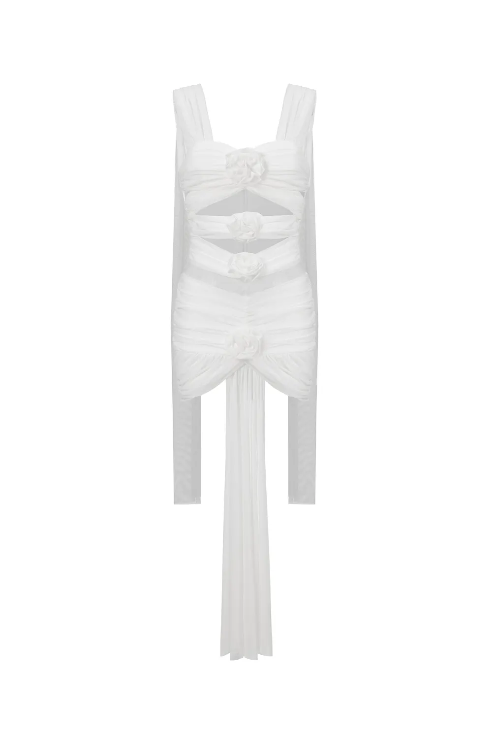 Bella Barnett Kawayi abito bianco fiori mini