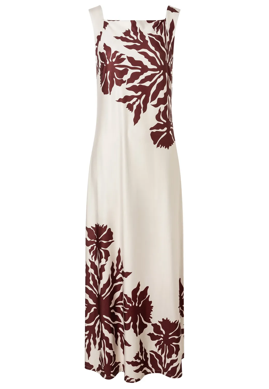 Ana Alcazar Doreyas abito lungo beige fiori estate