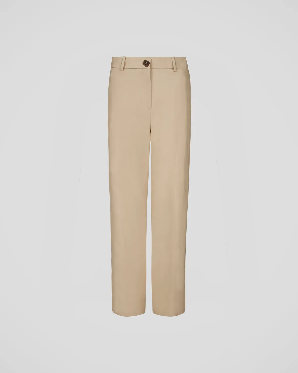 Violante Nessi Rufino pantaloni beige velluto cotone