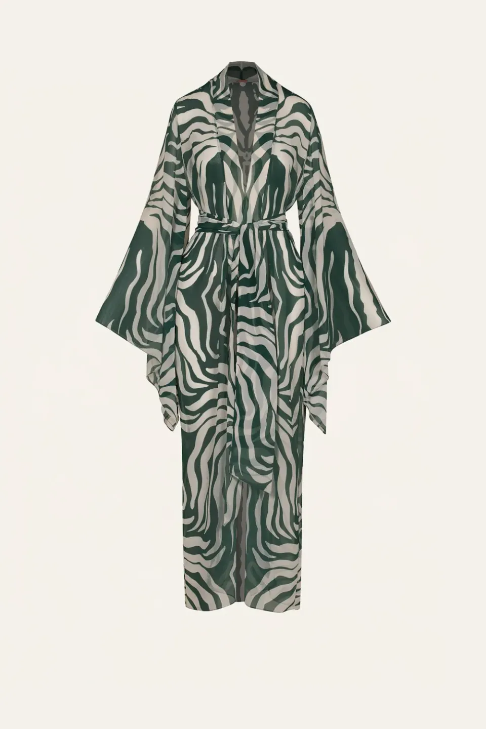 Johanna Ortiz Amazon kimono copricostume verde