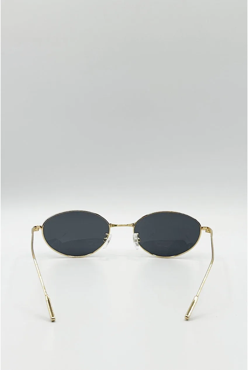 SVNX Oval Cat Eye SG2600002 occhiali neri metallo