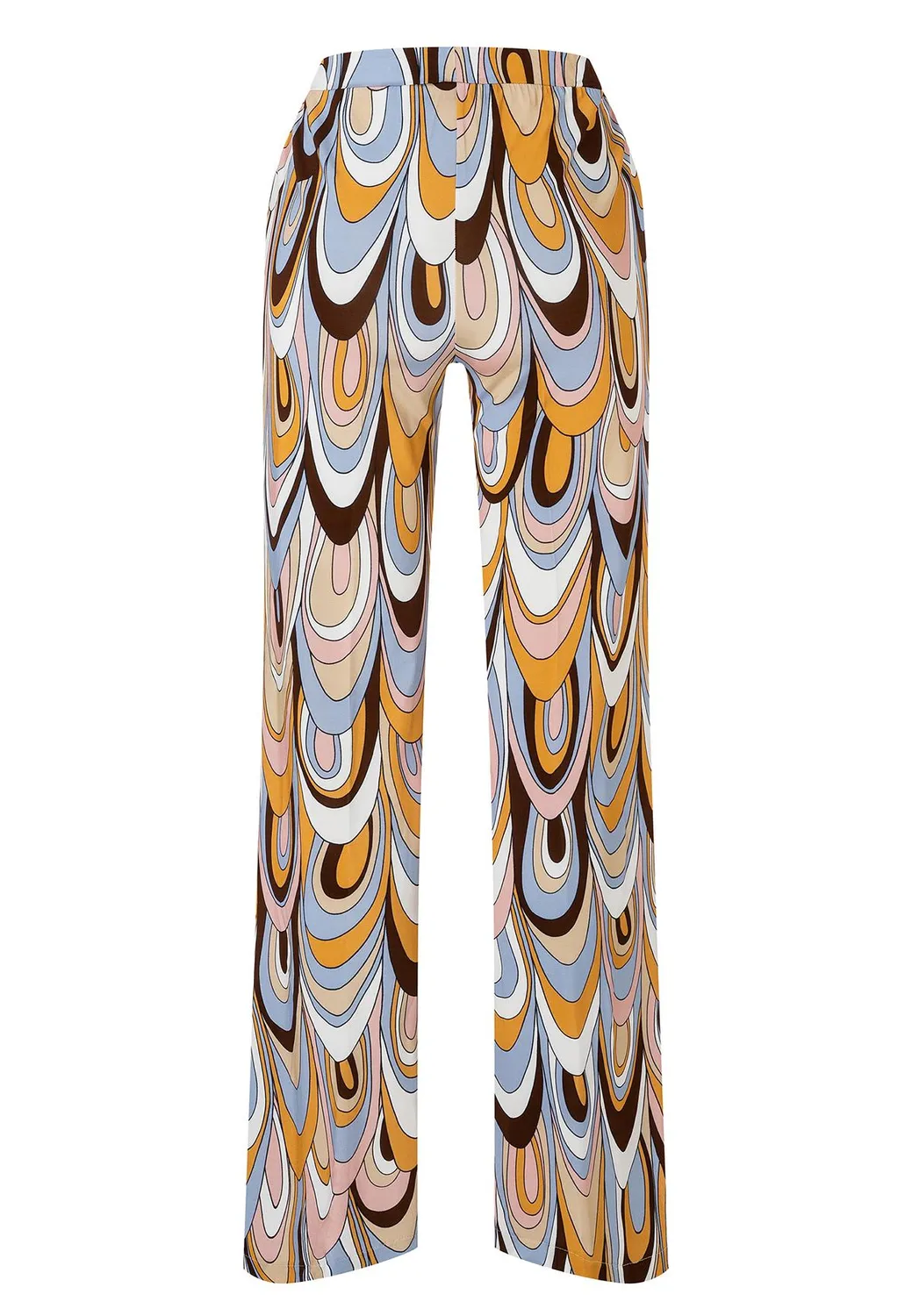Ana Alcazar Kibori pantaloni fantasia retro