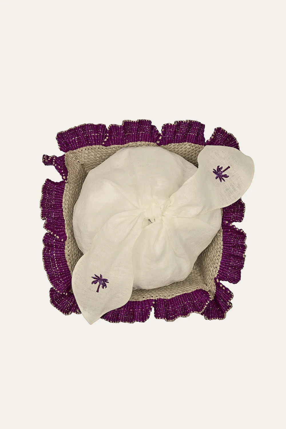 Johanna Ortiz Mushroom Mandala cestini pane set 2 pezzi