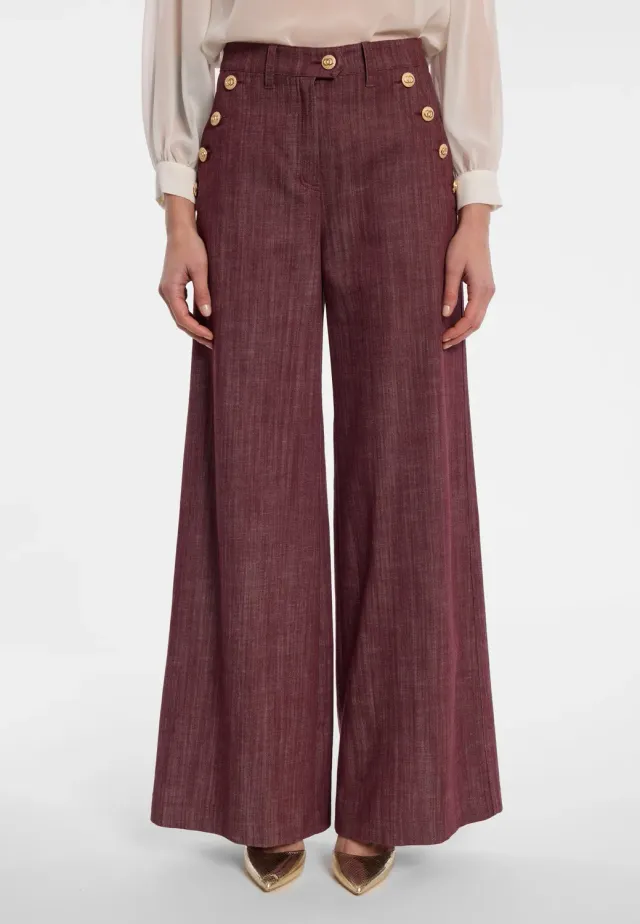 Ana Alcazar Endyria jeans marina bordeaux