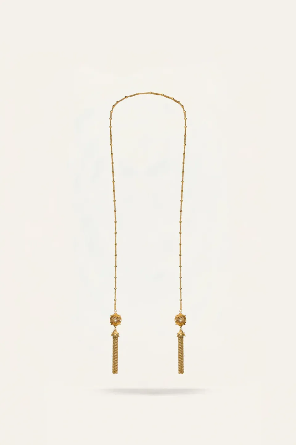 Johanna Ortiz Revolution Rounds collana ottone oro lunga