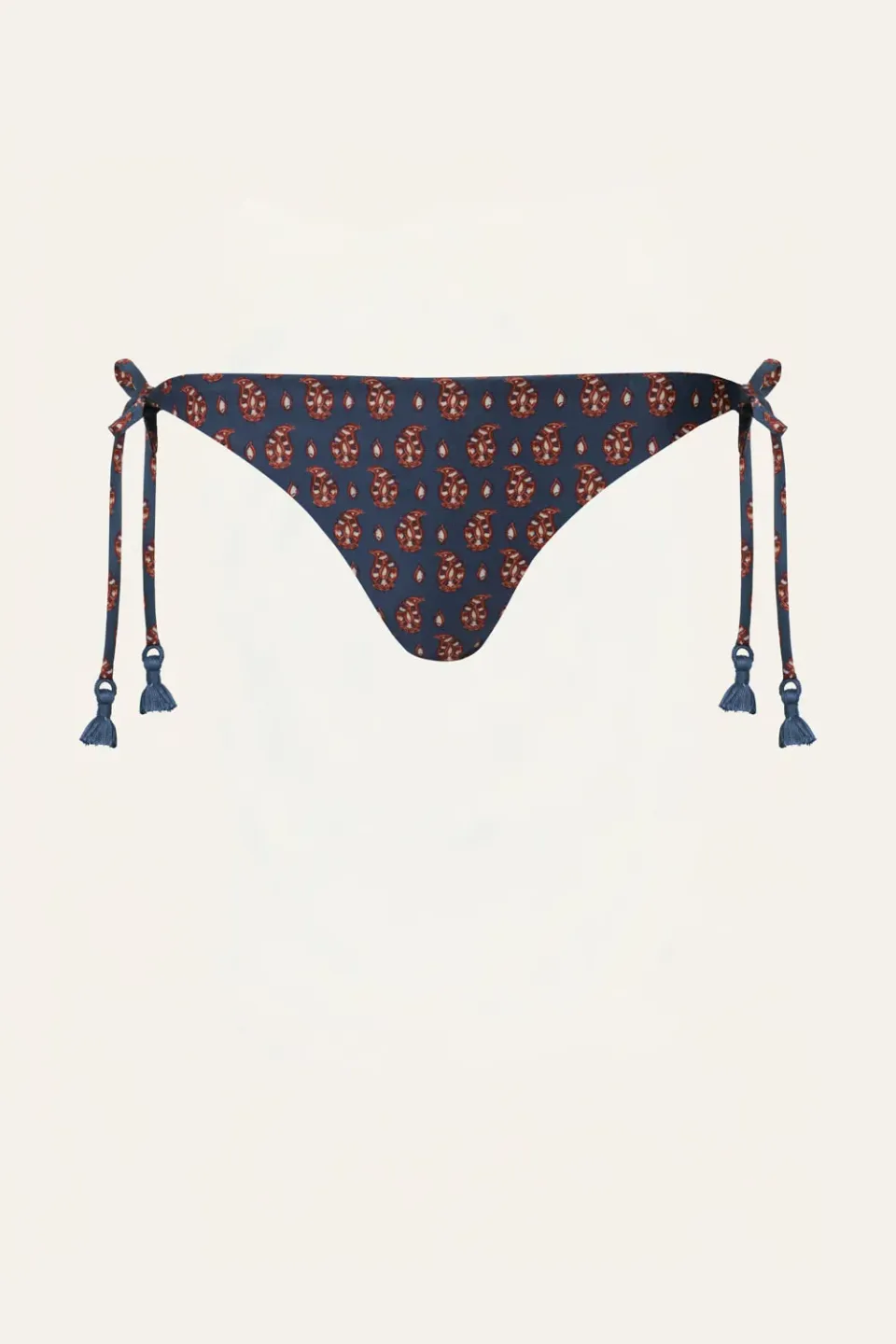 Johanna Ortiz Sagrado Slip Bikini Blu Lacci Nappine