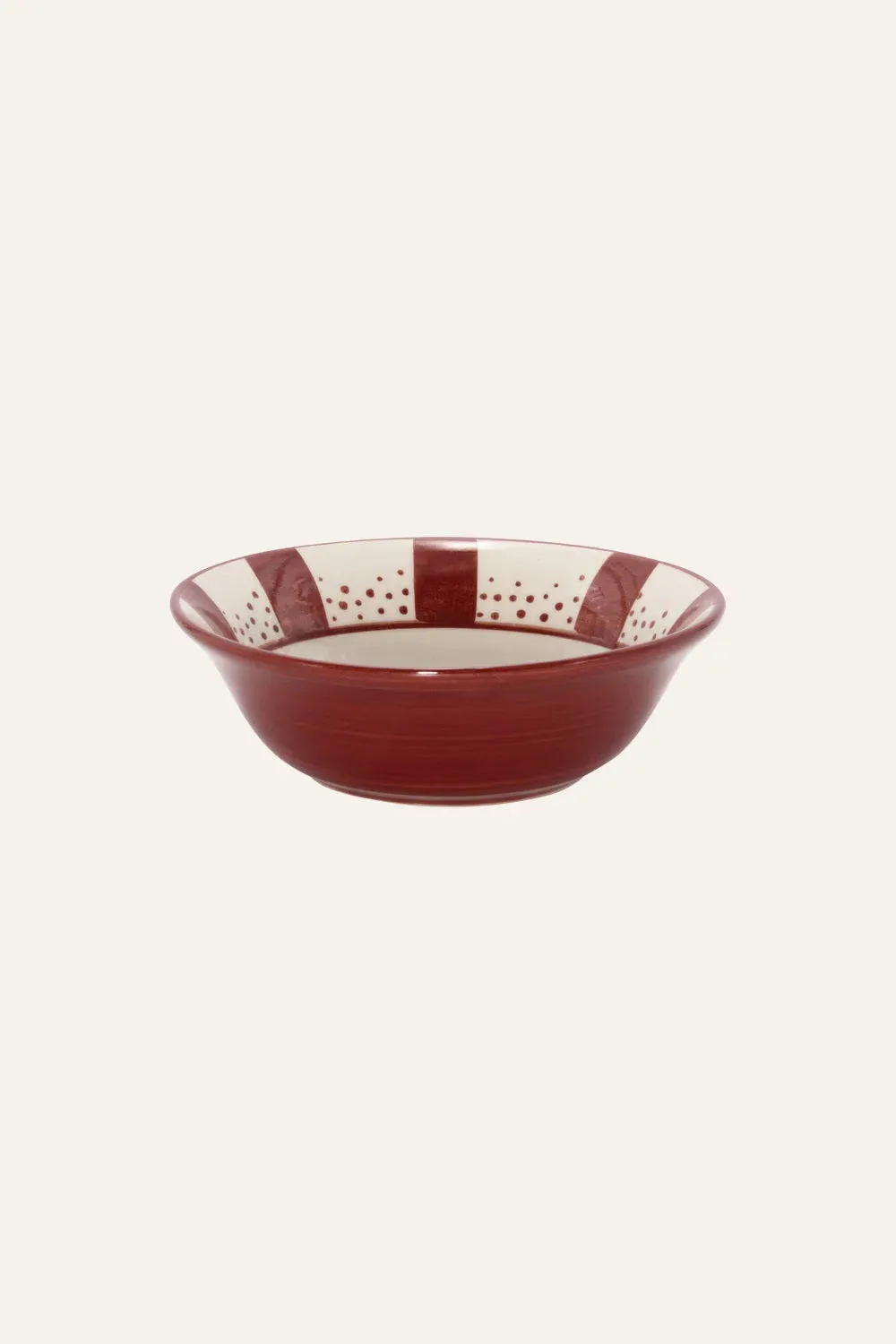Johanna Ortiz Palma Real set 2 ciotole rosse ceramica