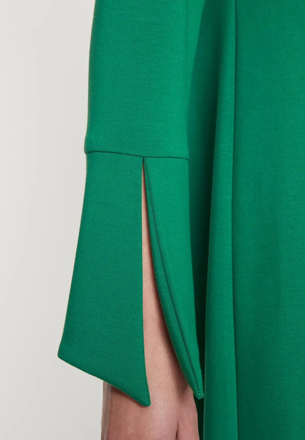 Ana Alcazar Mejsa vestito tunica verde cut-out