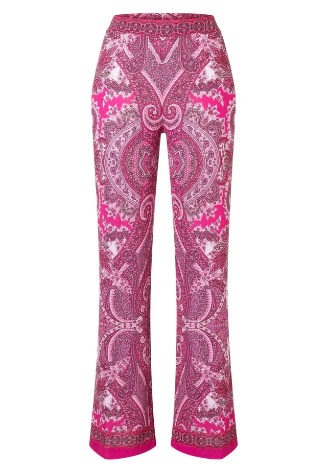 Ana Alcazar Kimea pantaloni jersey stampa paisley