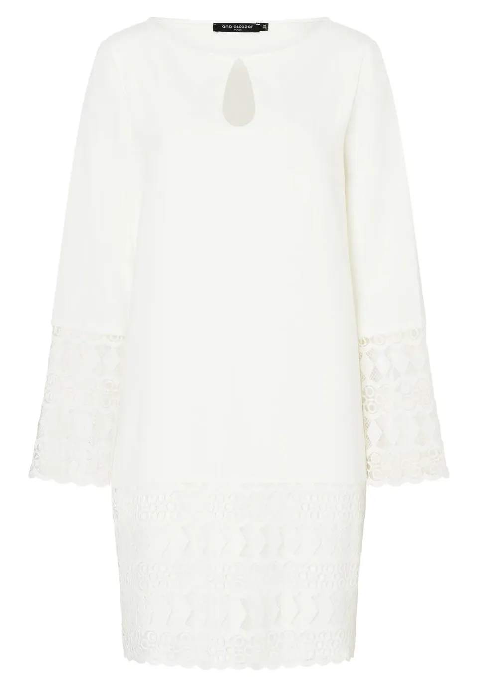 Ana Alcazar Kabale abito tunica pizzo cut-out