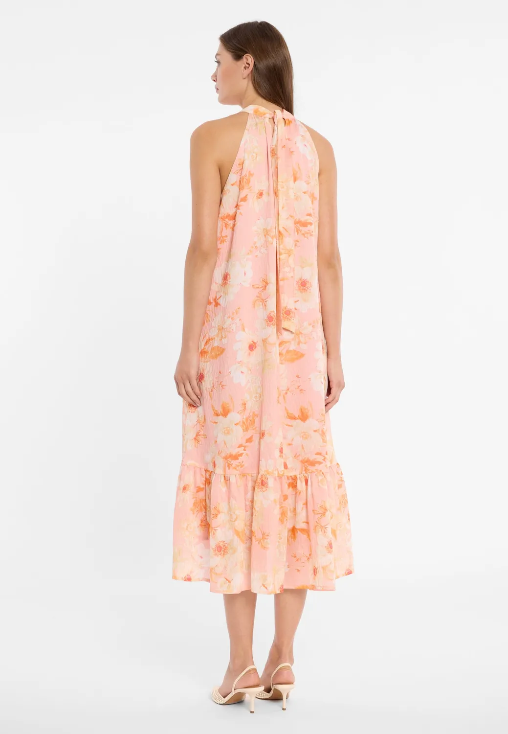 Ana Alcazar Doreyak abito midi fiori scollo holder