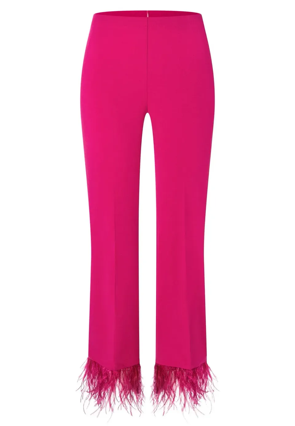 Ana Alcazar Merina pantaloni 7/8 orlo piume