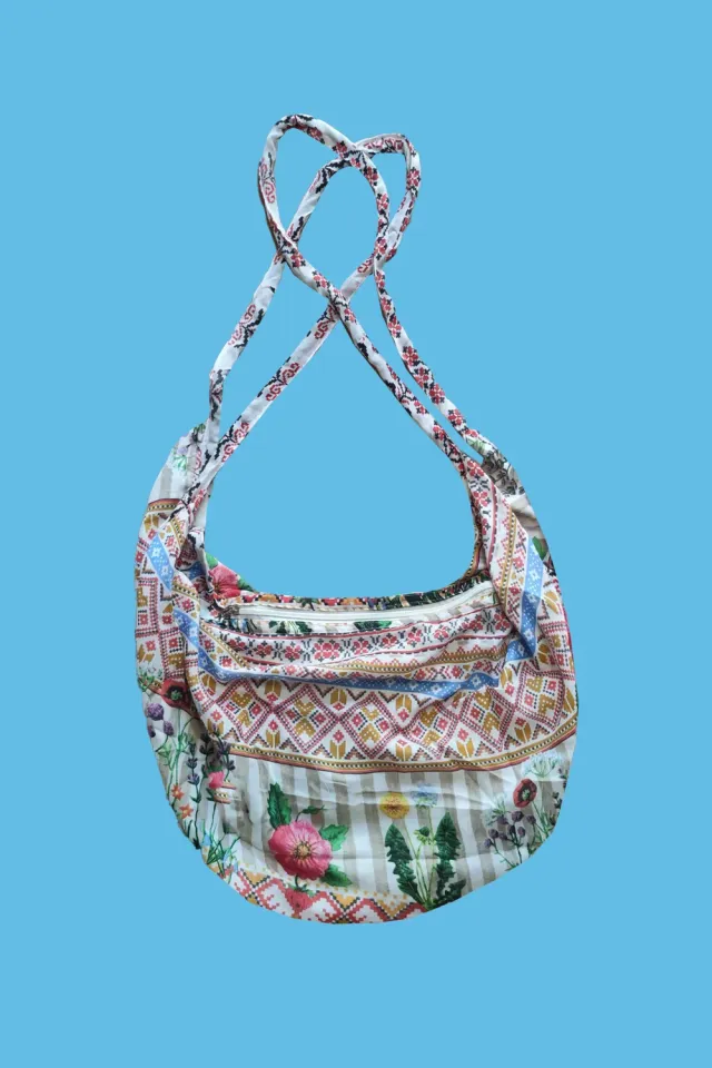Antica Sartoria DV1880 sacca a spalla ecru cotone