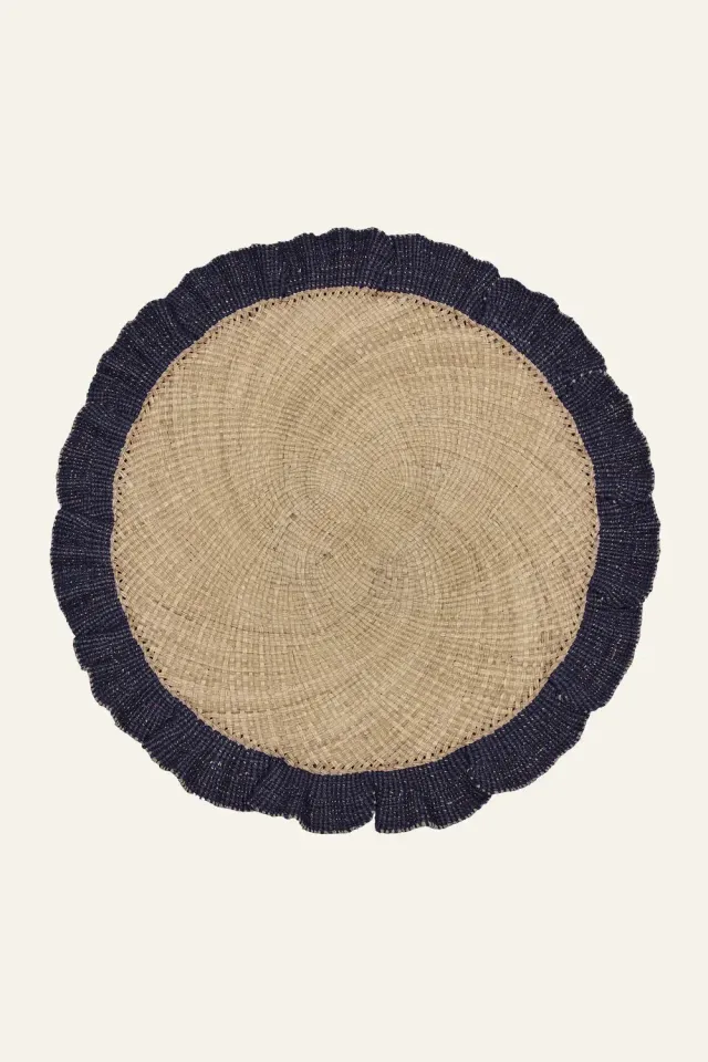 Johanna Ortiz Orpua set 2 tovagliette blu navy