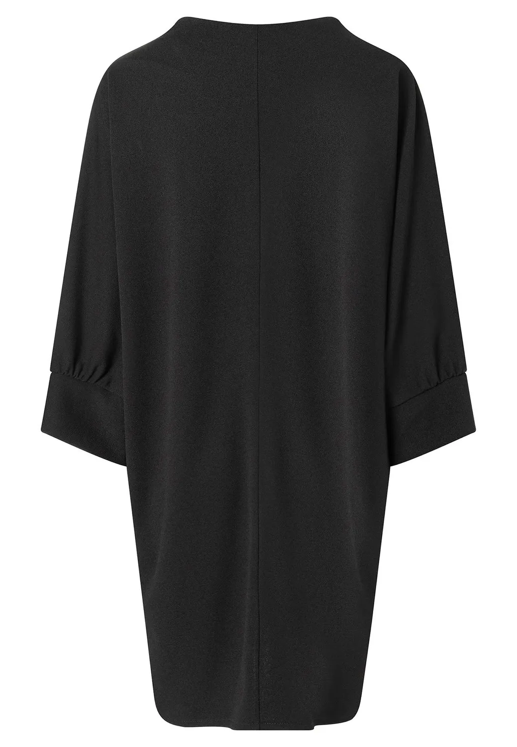 Ana Alcazar Adwa abito oversize nero tasche oro