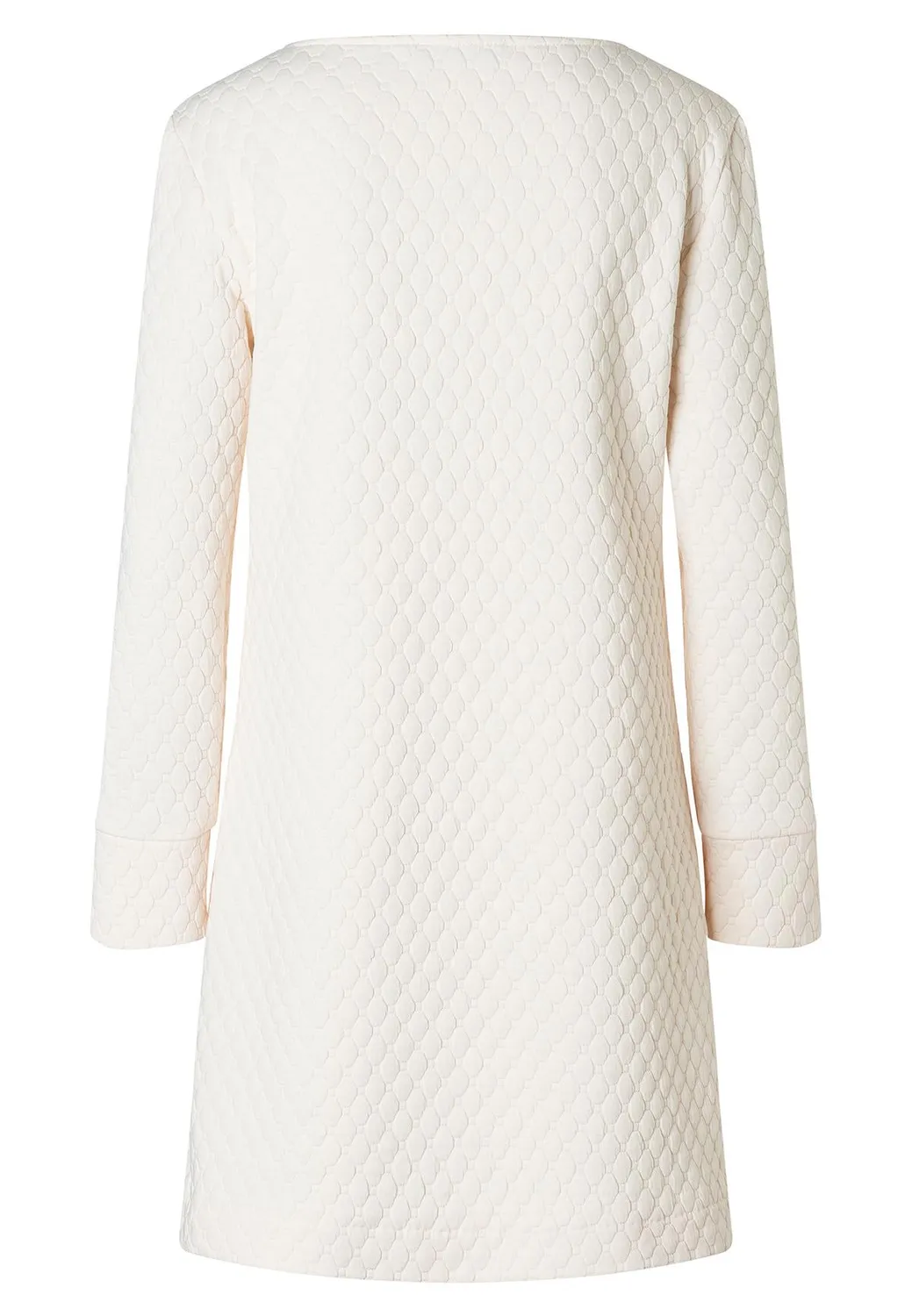 Ana Alcazar Adlea abito 60's bianco trapuntato