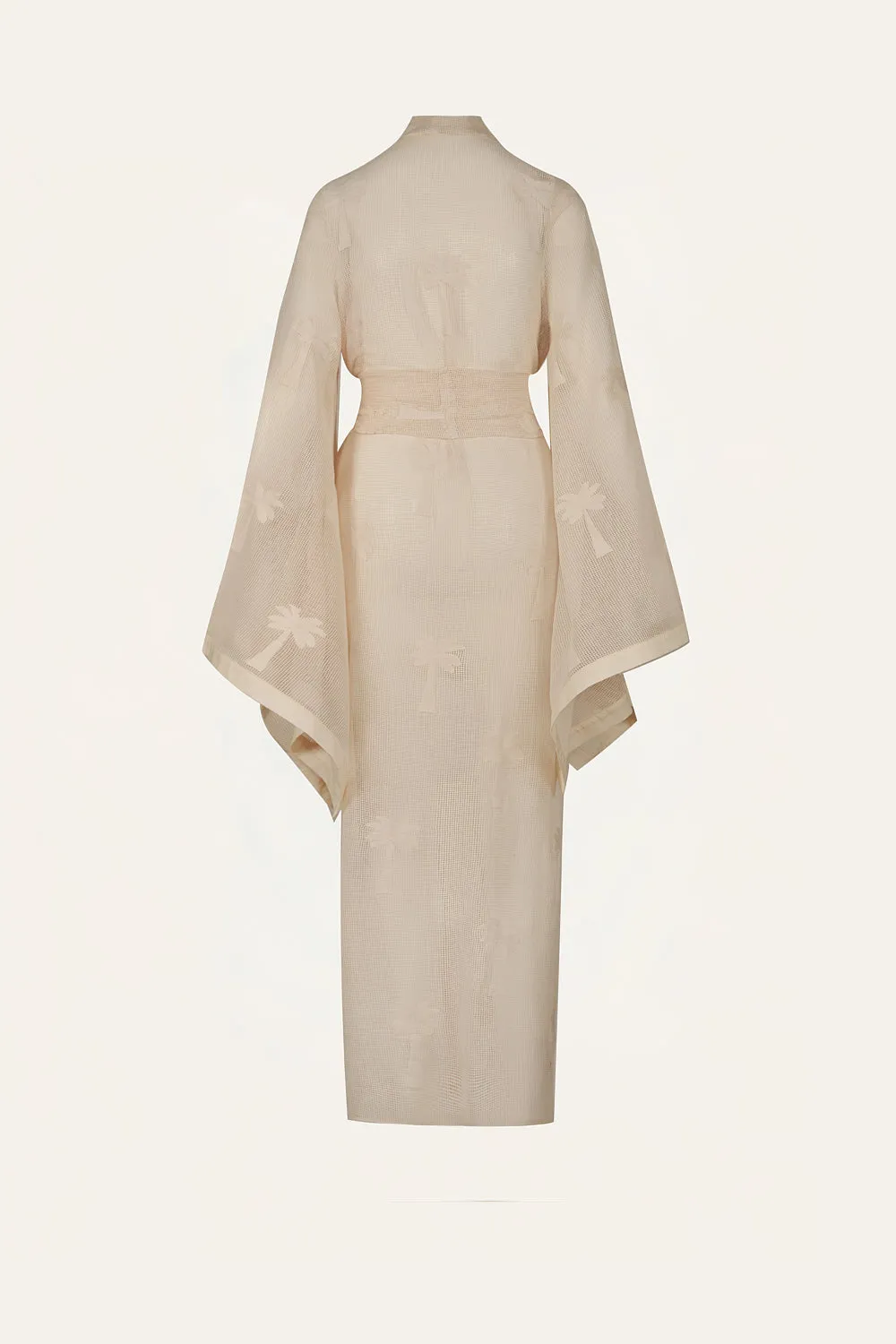 Johanna Ortiz Palm & Soul kimono ecru cotone