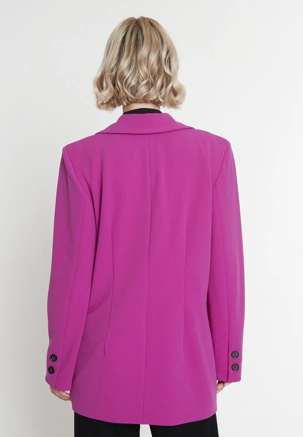 Ana Alcazar Meba blazer oversize viola tasche