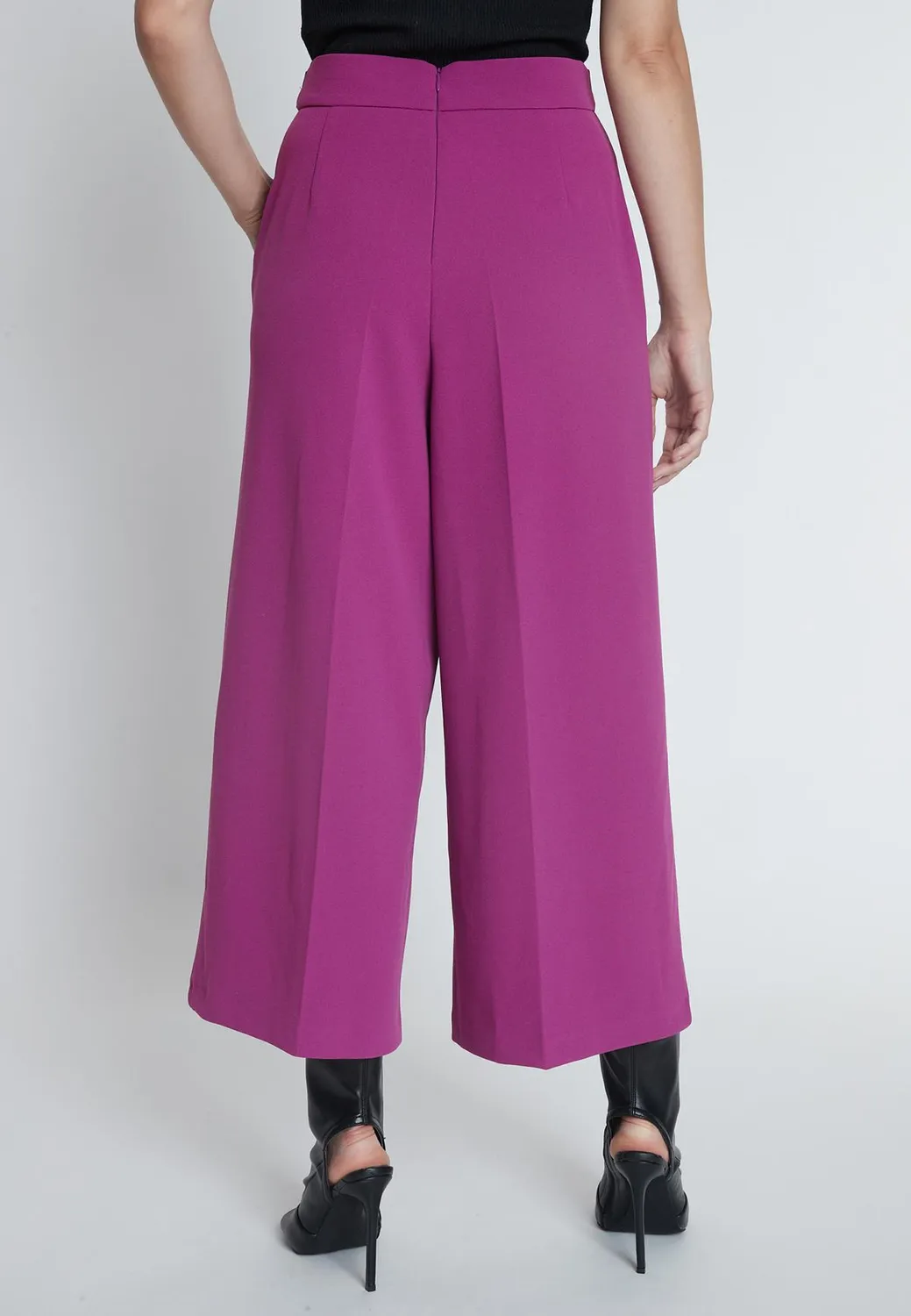Ana Alcazar Mefisa culotte viola 7/8 tasche