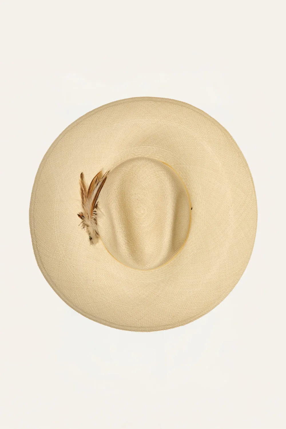 Johanna Ortiz The Vast Plains cappello ecru paglia