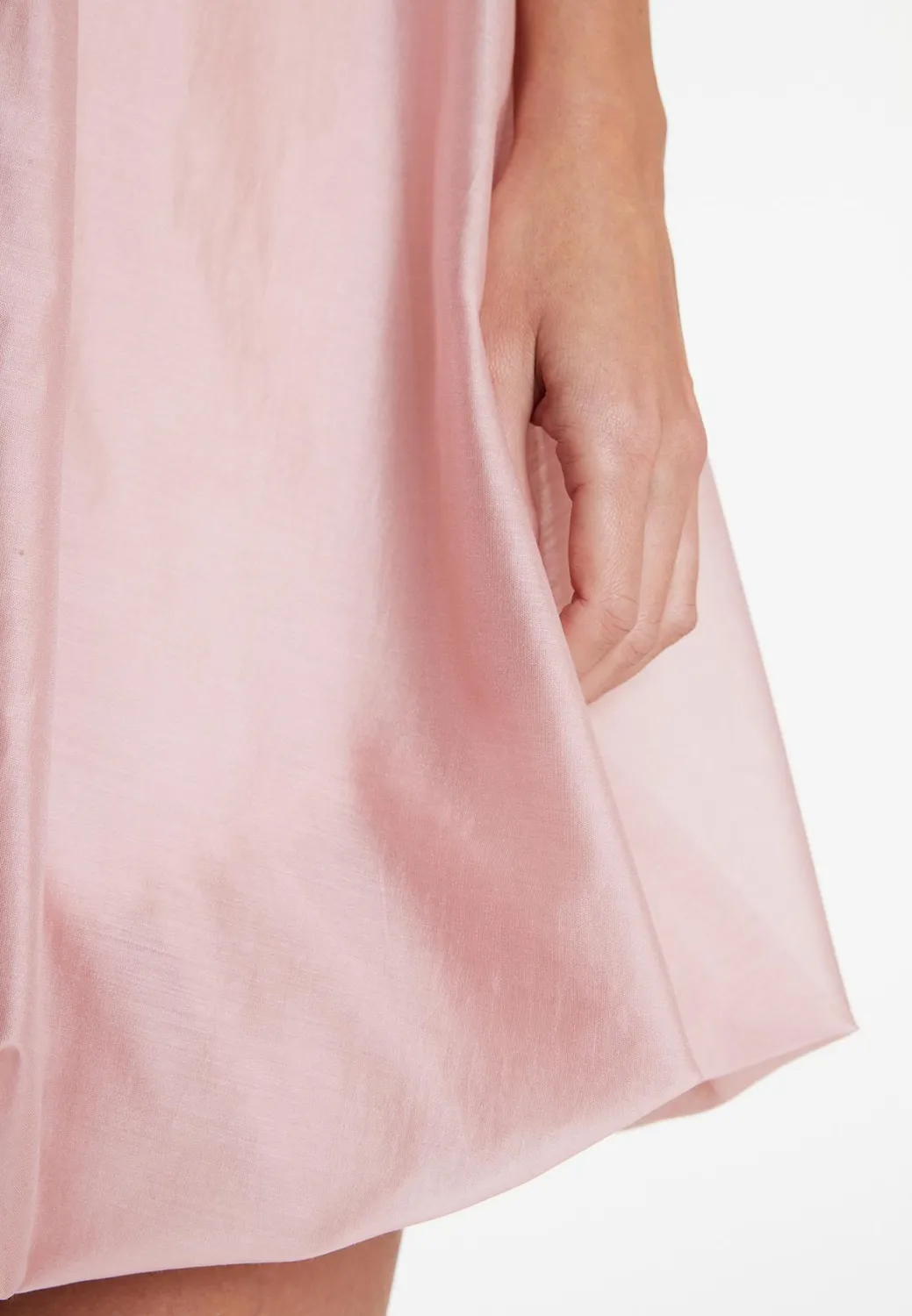 Ana Alcazar Wakesa abito palloncino rosa lyocell