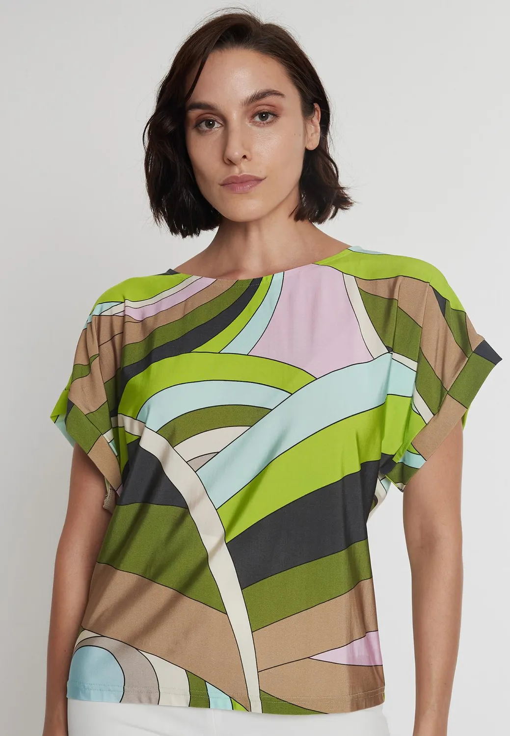 Ana Alcazar Pirwea top fantasia multicolor