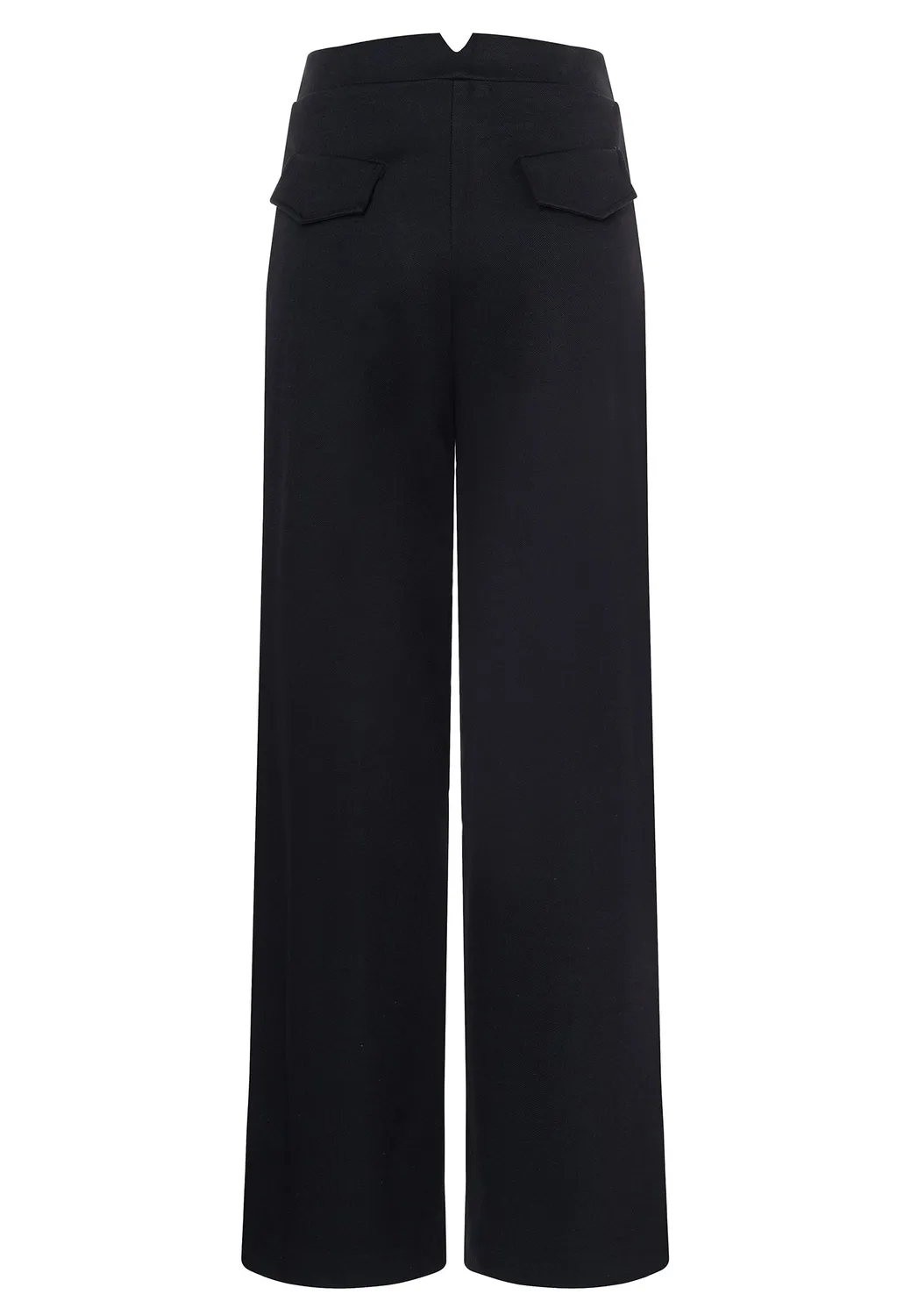 Ana Alcazar Aila pantaloni larghi pieghe beige