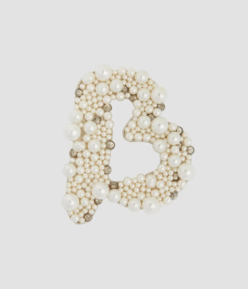 Erdem Pearl Alphabet spilla lettera B perle