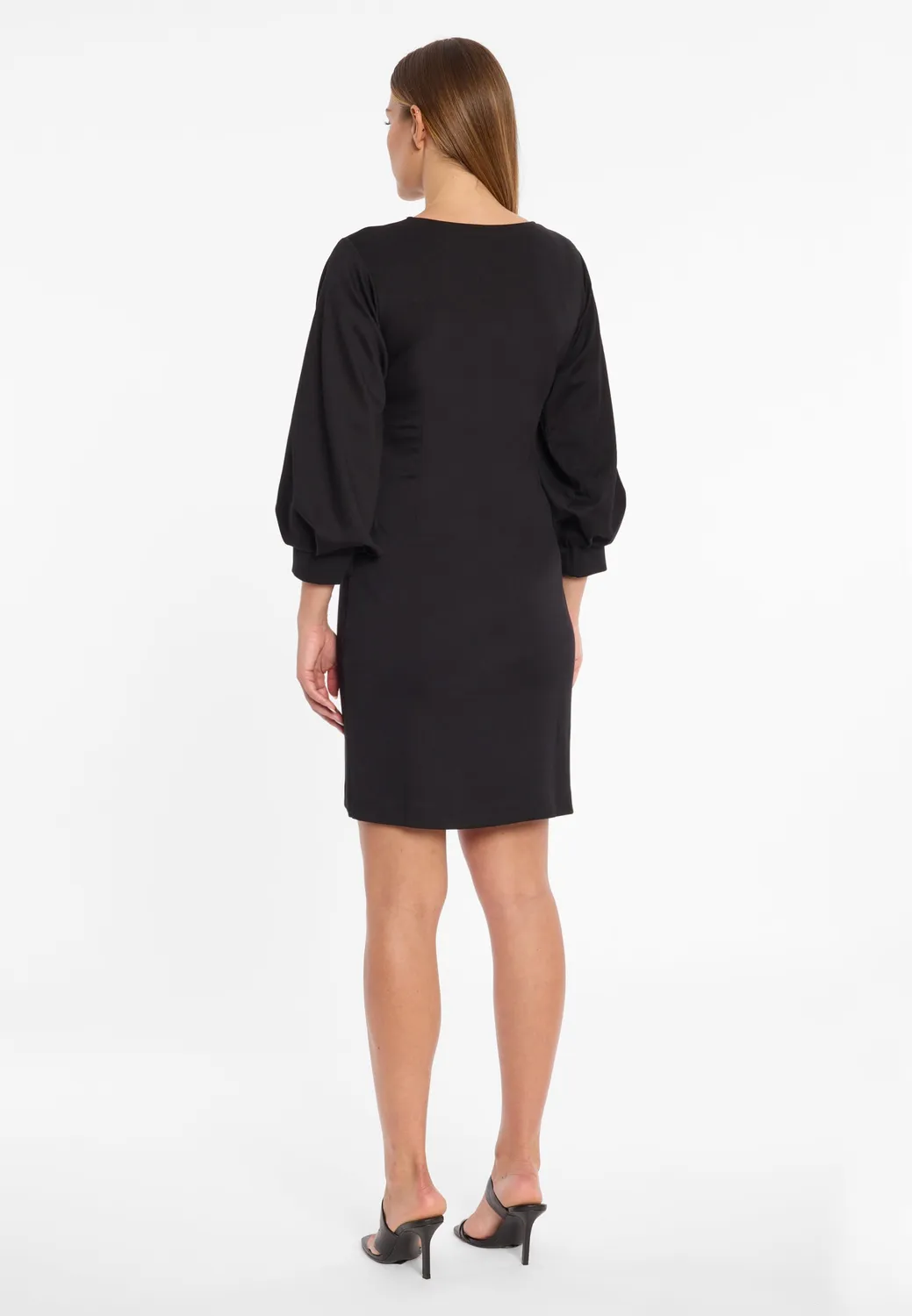 Ana Alcazar Ahabi mini abito beige jersey