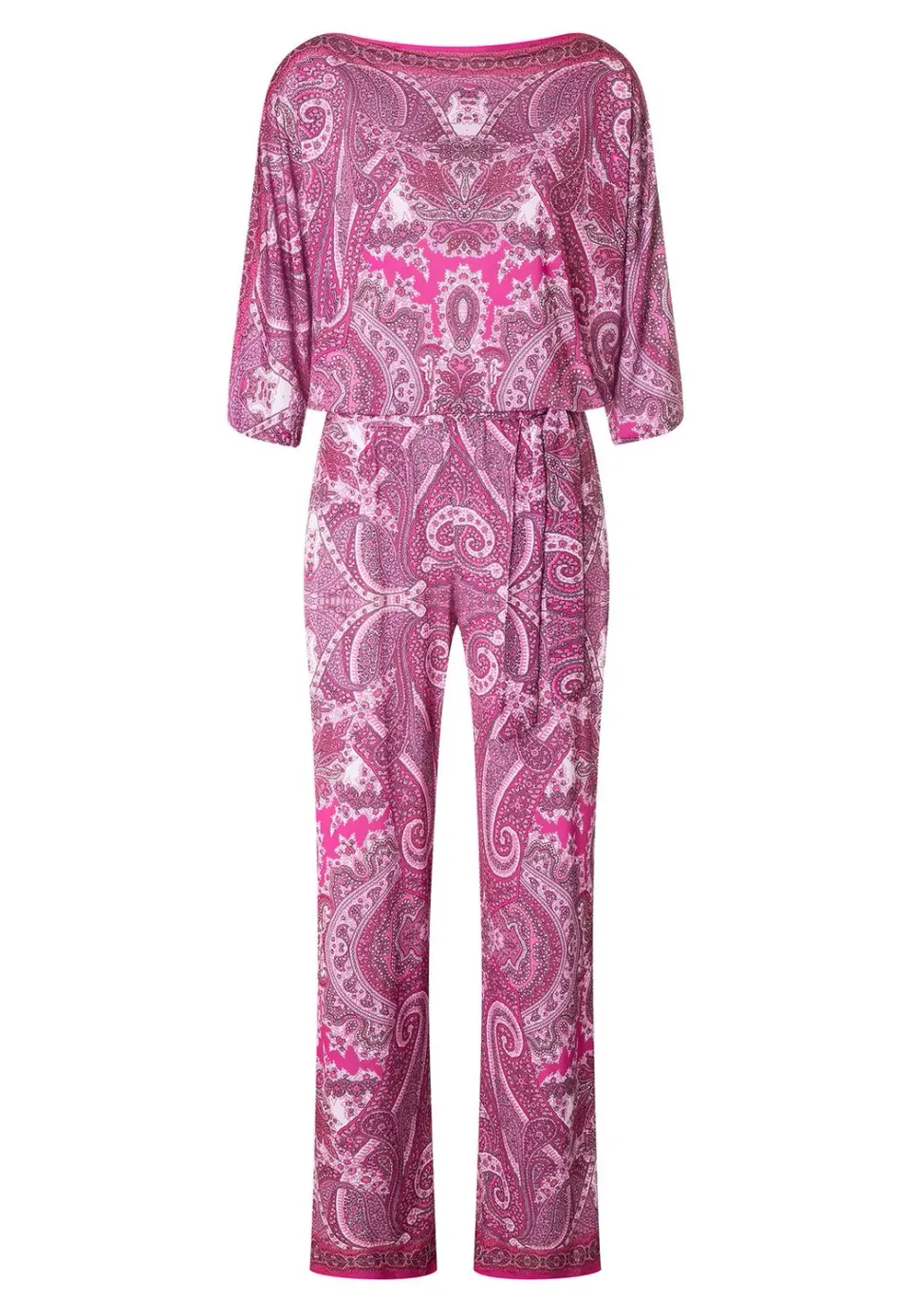 Ana Alcazar Kimone tuta paisley rosa bacca