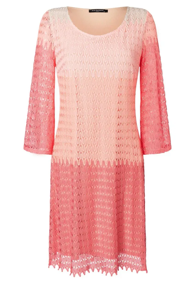 Ana Alcazar Rita abito maglia corto sfumato rosa