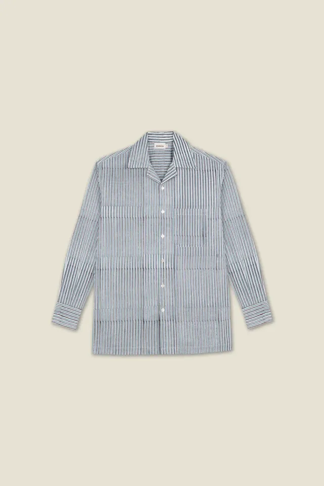 Dahlia Harry Blue Stripes camicia righe blu