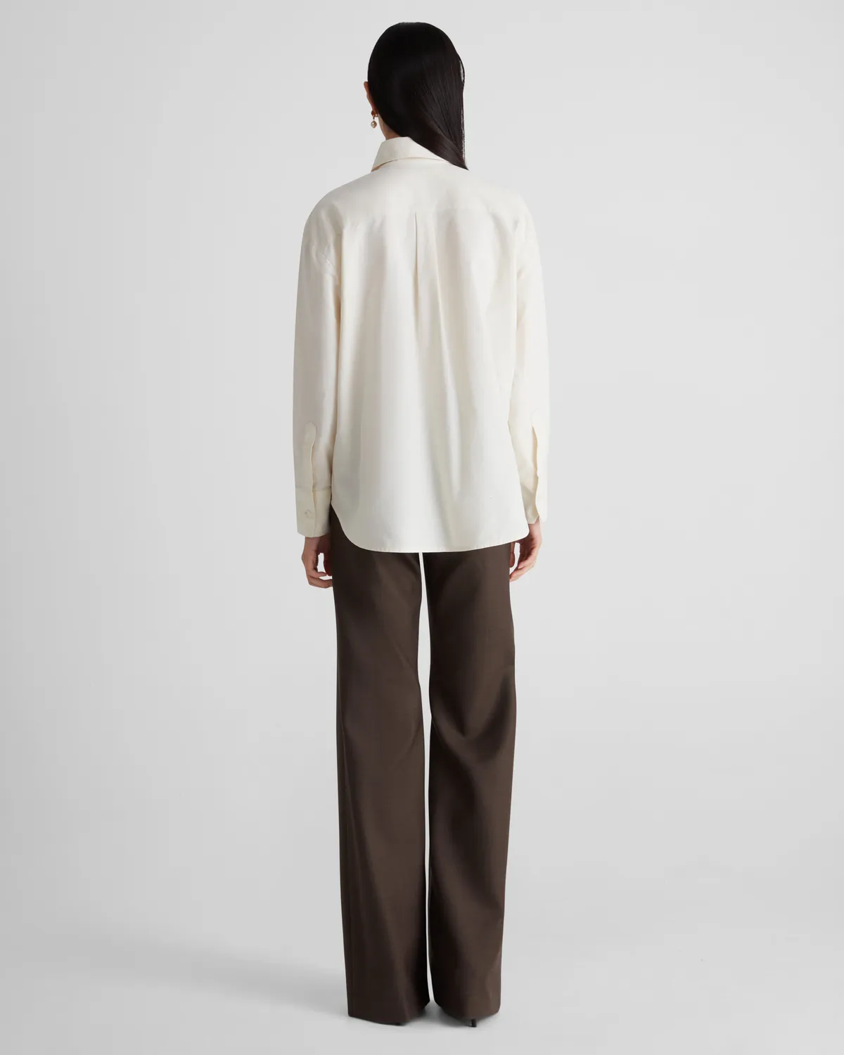 Violante Nessi Violi camicia gialla cotone Oxford