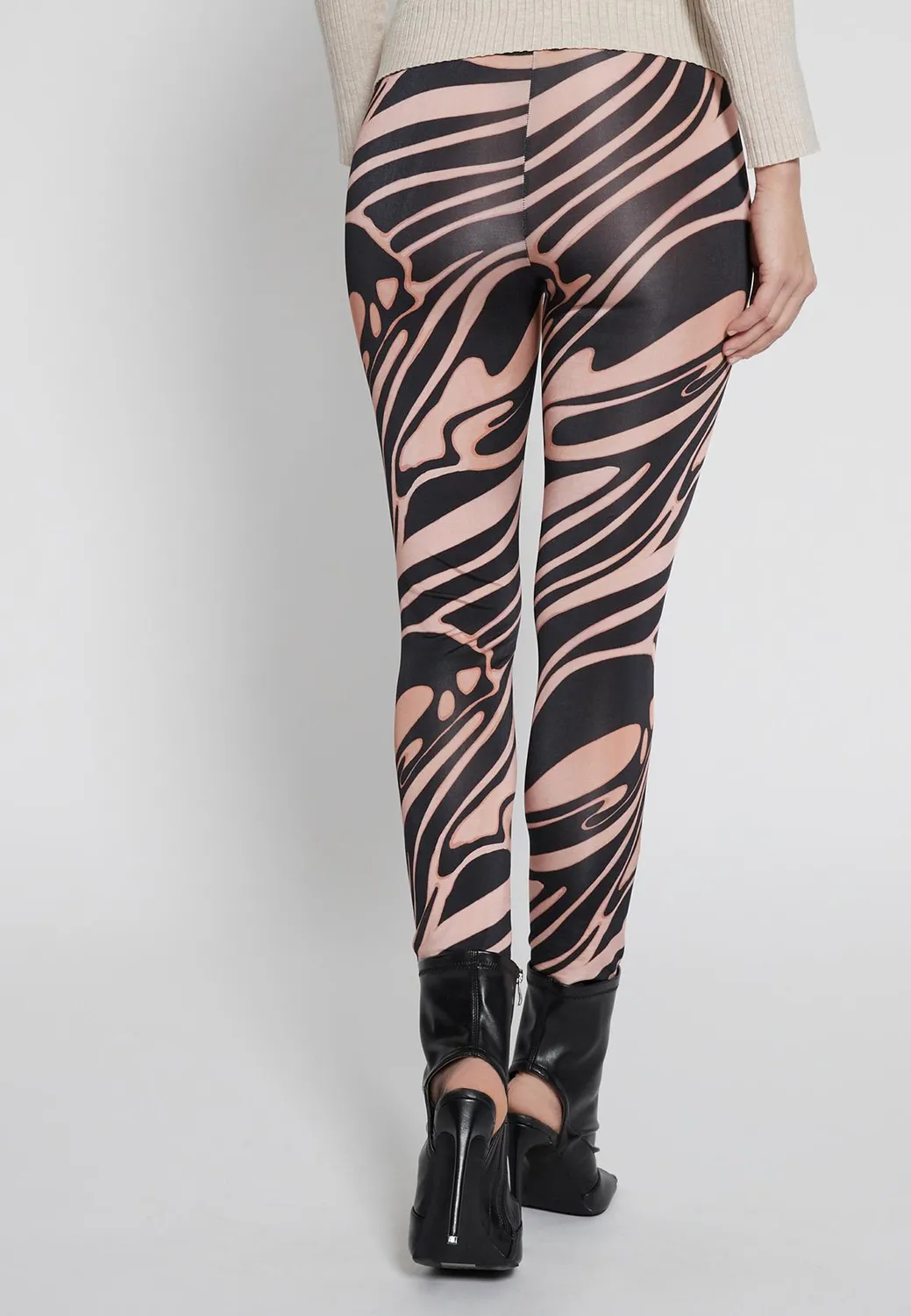 Ana Alcazar Hididi leggings stampa grafica elasticizzati