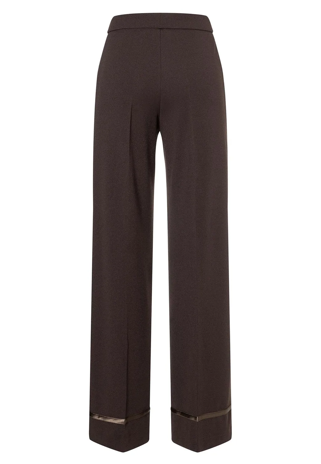Ana Alcazar Harimi pantaloni marroni vita alta