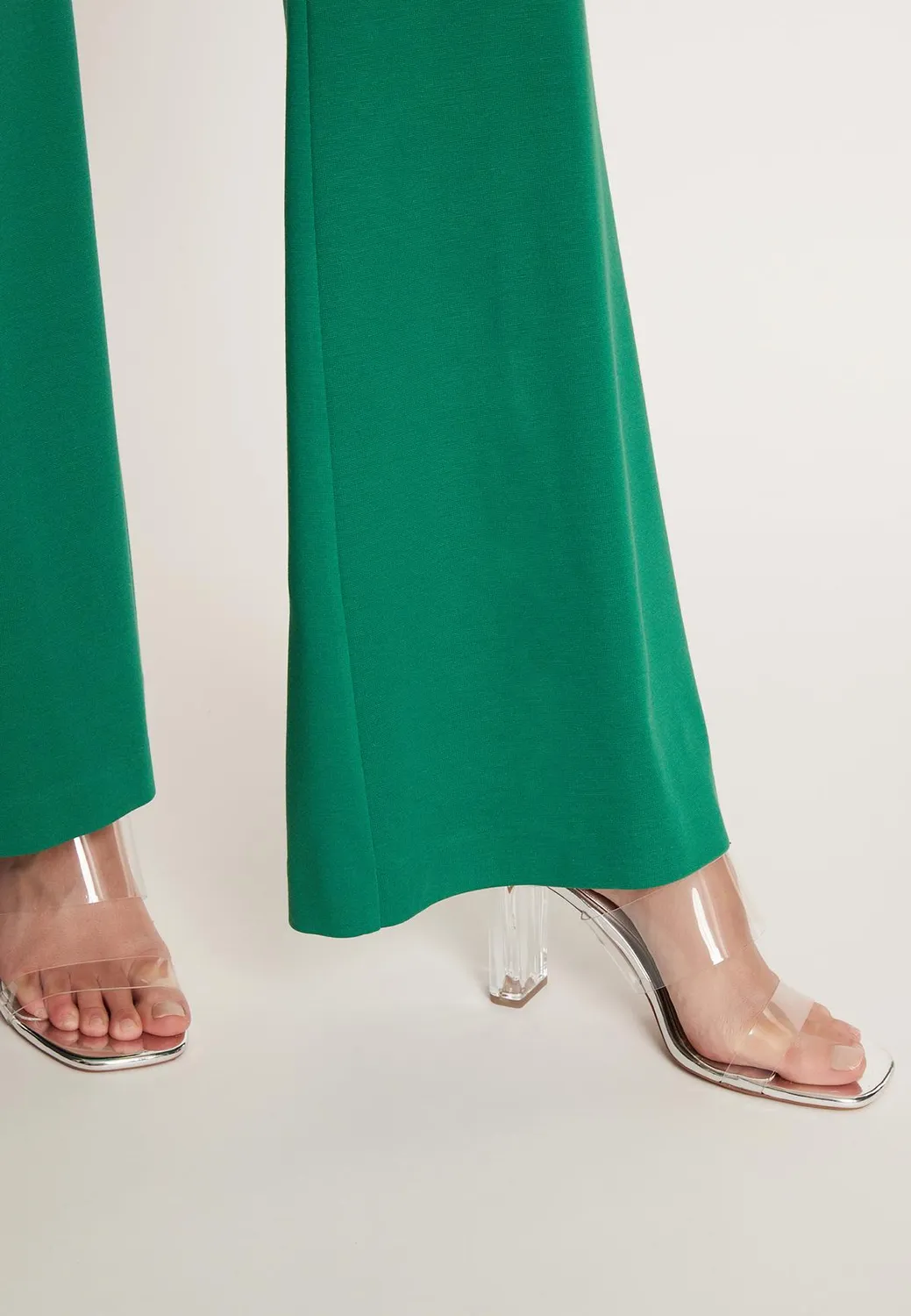 Ana Alcazar Iska pantaloni jersey verdi casual
