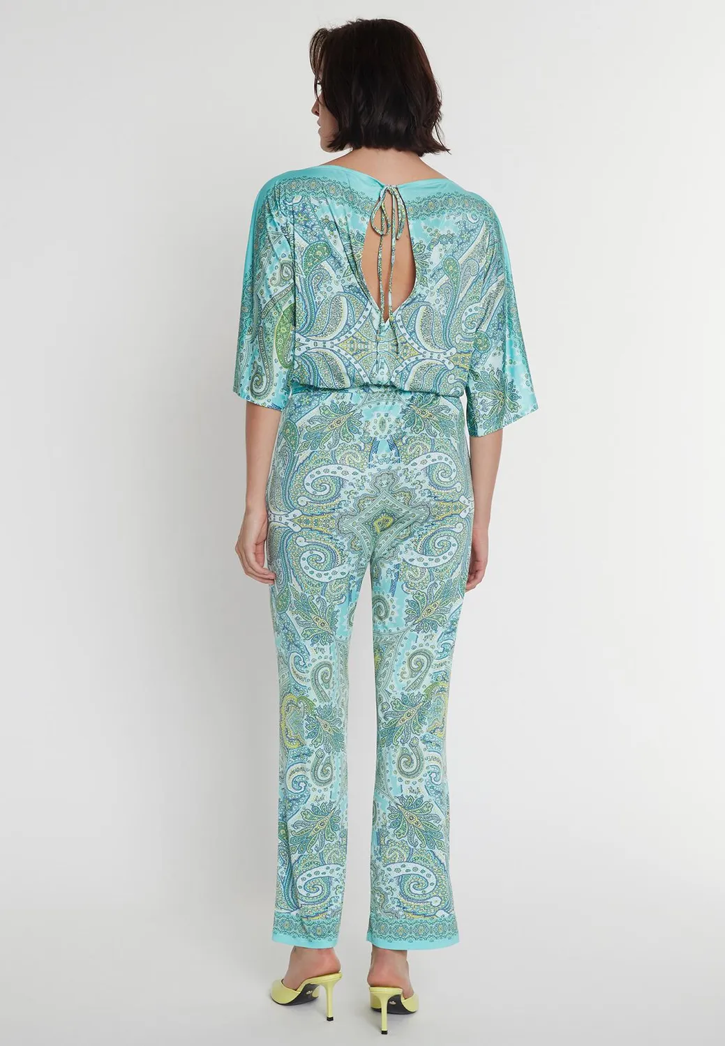Ana Alcazar Pidona tuta jersey fantasia paisley