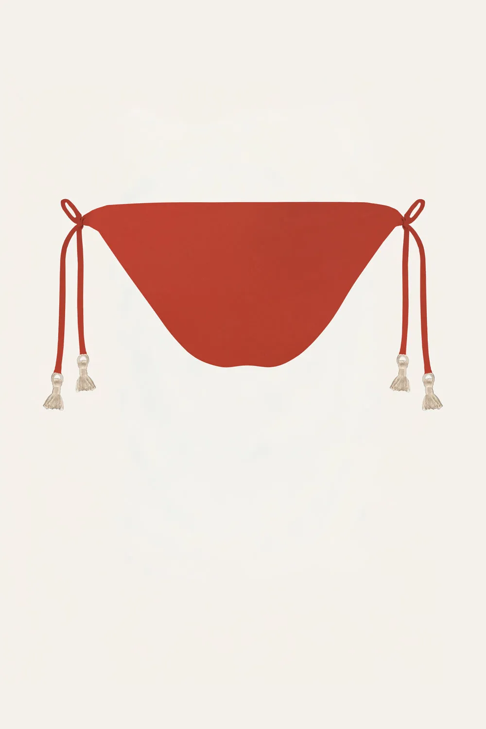 Johanna Ortiz Sagrado slip bikini rosso fuoco