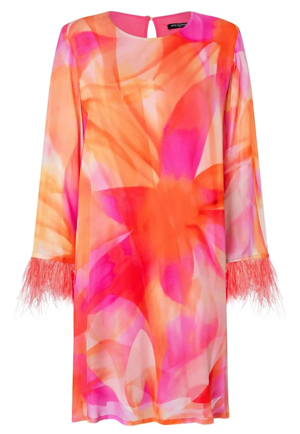 Ana Alcazar Zelmia abito tunica chiffon floreale