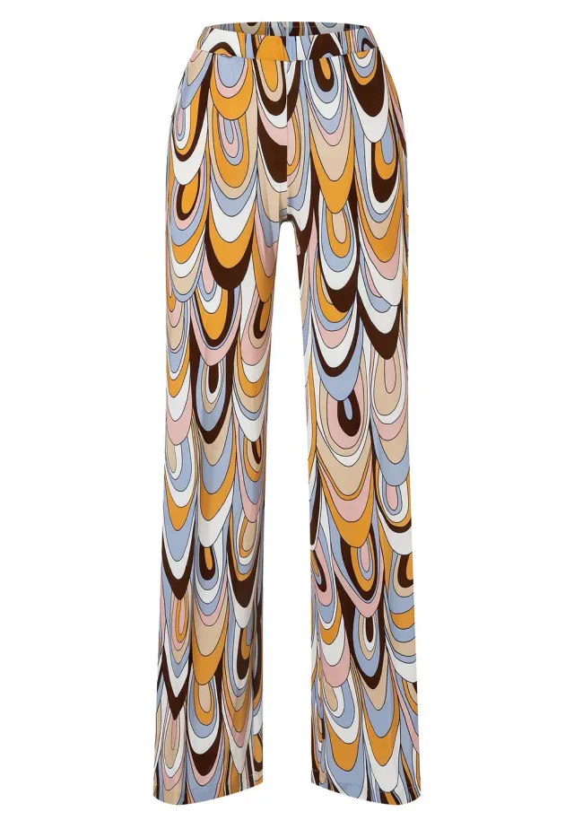 Ana Alcazar Kibori pantaloni fantasia retro