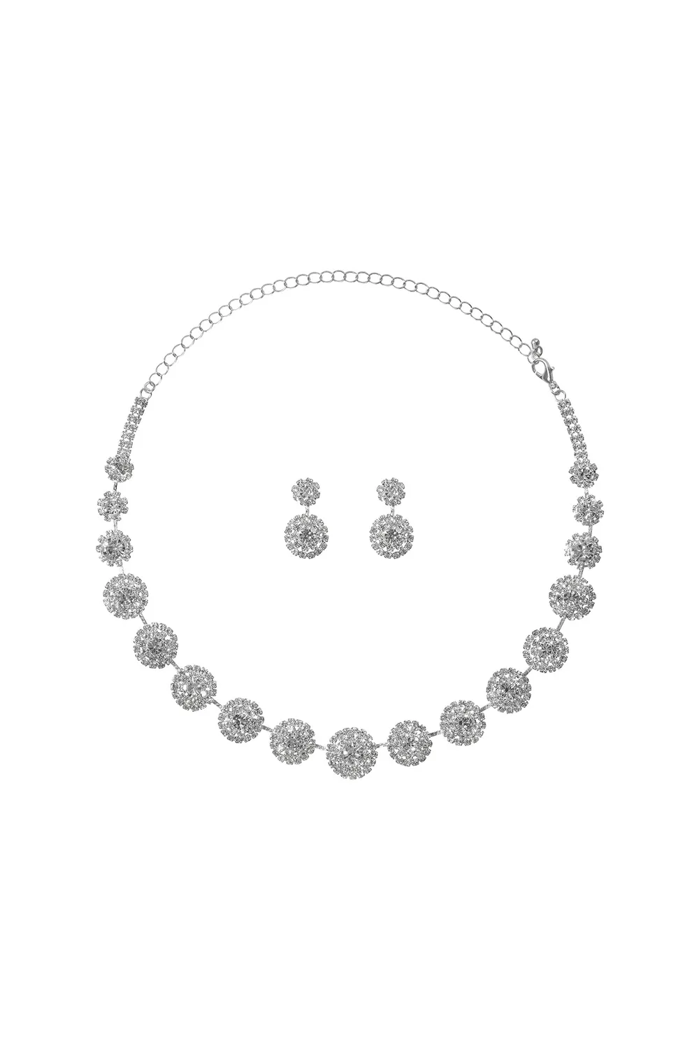Bella Barnett Ludmilla parure gioielli strass argento