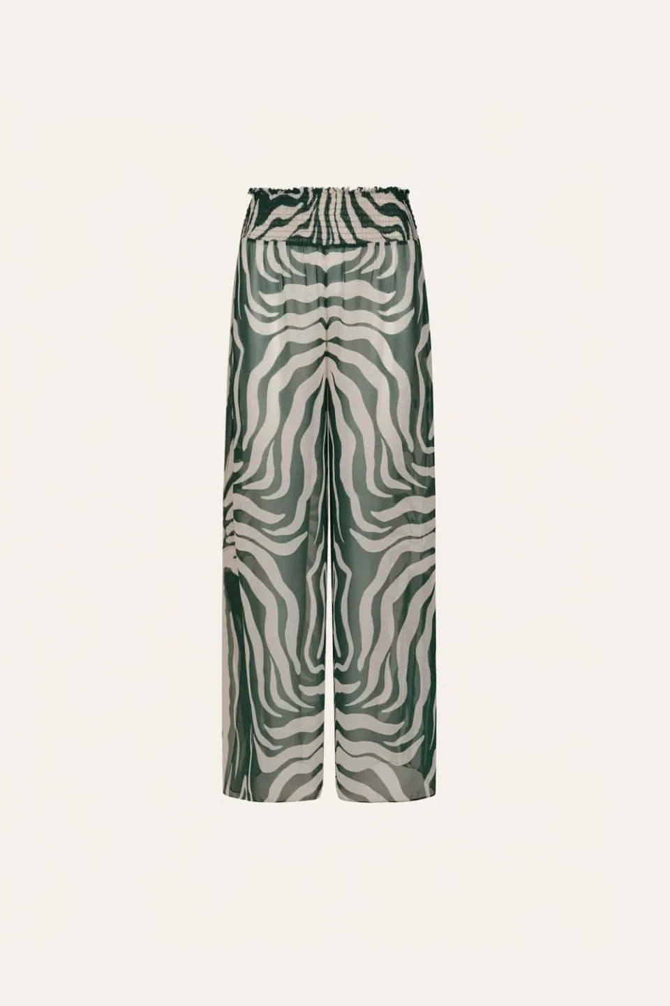 Johanna Ortiz In Eternity pantaloni palazzo georgette verde
