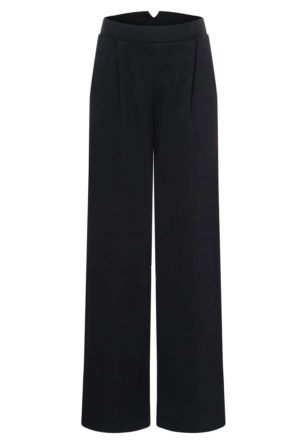 Ana Alcazar Aila pantaloni larghi pieghe beige