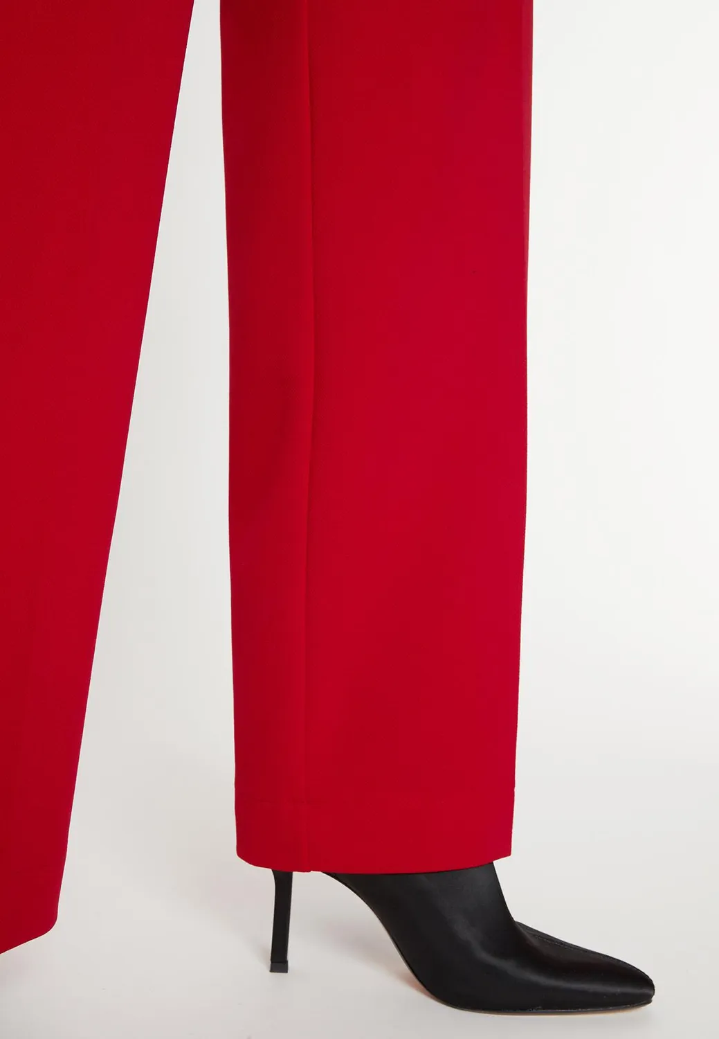 Ana Alcazar Megany pantaloni Marlene rossi larghi